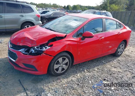 2016 Chevrolet Cruze Ls Auto из США, поврежденный, VIN 1G1BC5SM1G7242822